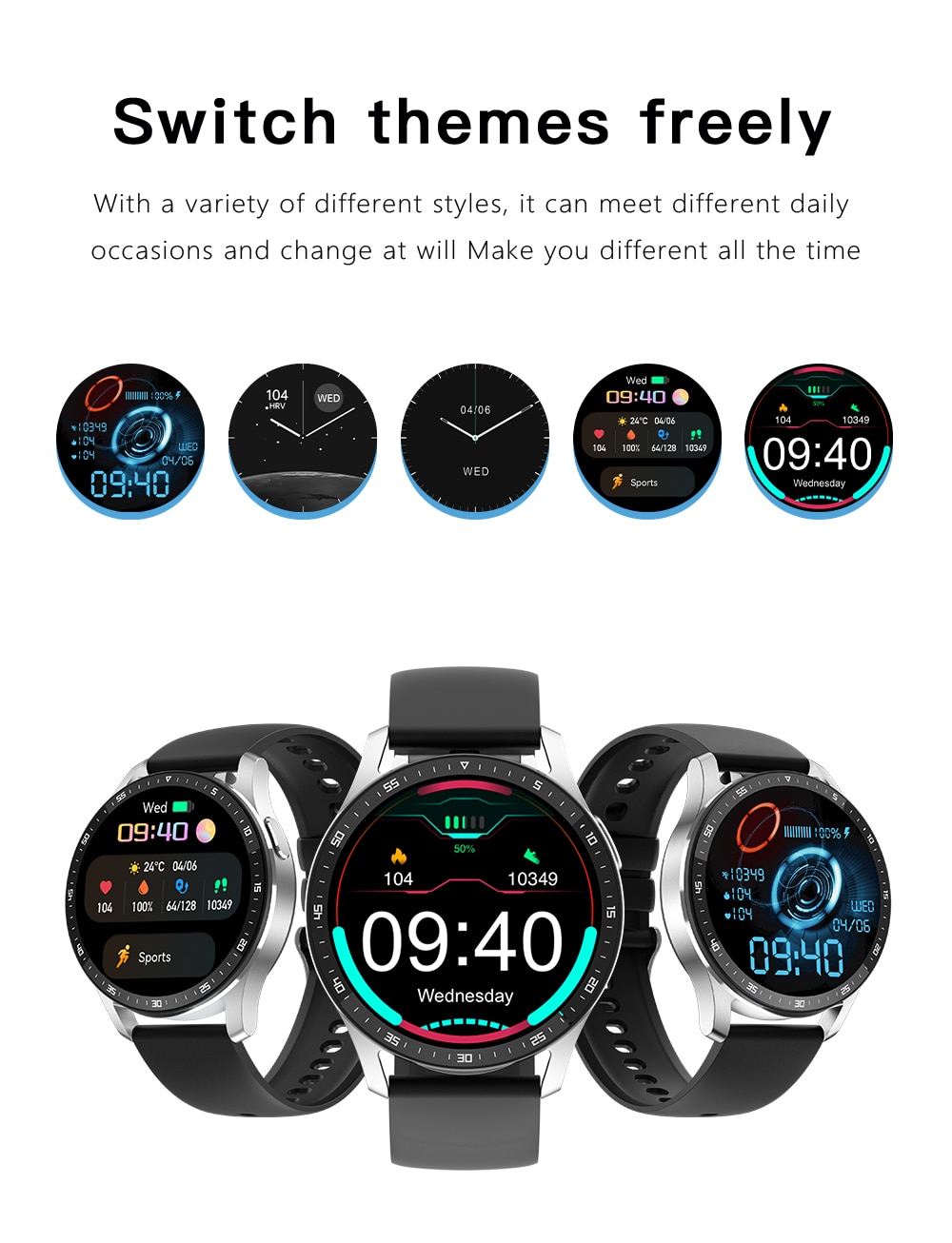 GEJIAN X7 Headset Smart Watch TWS Two In One Wireless Bluetooth Dual Headset Call Health Blood Pressure Sport Music Smartwatch