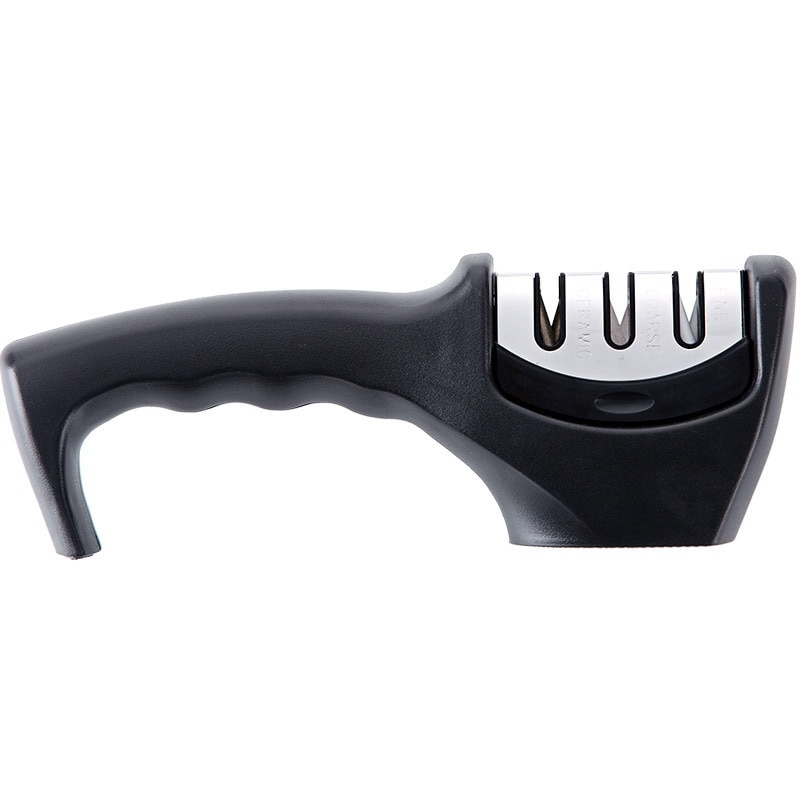 Black 3-stage Knife Sharpener